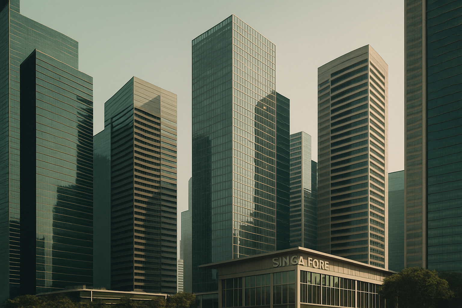 Modern Singapore corporate skyline representing business protection and stability